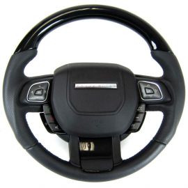 Range Rover Evoque - Black Piano Wood Steering Wheel (black) non-heated-non-paddle buy in USA