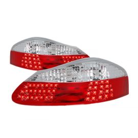 Porsche Boxster 986 - Rear LED Tail Lights (red/clear) buy in USA