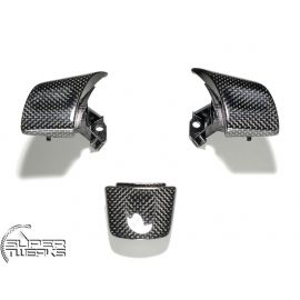 Porsche Carrera 997 (GEN1) - Carbon Fibre Cover Parts on Steering Wheel (sport version) buy in USA