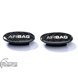 Porsche Carrera 996 (97-05) - Carbon Fibre Door Airbag Emblems (left and right) buy in USA