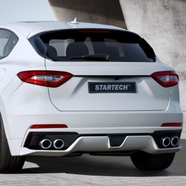 Maserati Levante - STARTECH Rear Bumper Insert silver exhaust tips buy in USA