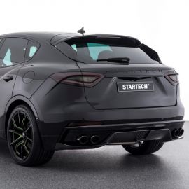 Maserati Levante - STARTECH Rear Bumper Insert (incl. carbon rear diffuser) black exhaust tips buy in USA