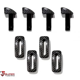 Maserati Quattroporte - Carbon Fibre Seat Release Handles Complete (including the frames) 4-pieces buy in USA