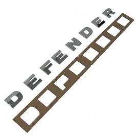 Land Rover Defender - Chrome 'DEFENDER' Front Bonnet Lettering buy in USA