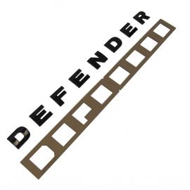 Land Rover Defender - Black 'DEFENDER' Front Bonnet Lettering buy in USA