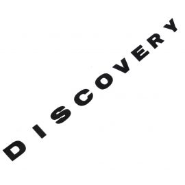 Land Rover Discovery (2017+) - Matt Black 'DISCOVERY' Rear Tailgate Lettering buy in USA