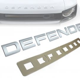 Land Rover Defender (2020+) - Bonnet Lettering Kit (silver) buy in USA