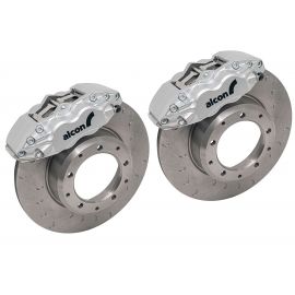 Land Rover Defender - Alcon 4 Piston Performance Rear Brake Kit Silver buy in USA