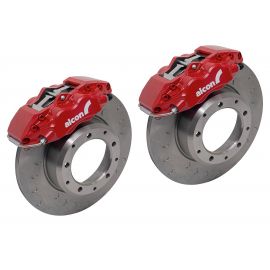 Land Rover Defender - Alcon 4 Piston Performance Rear Brake Kit Red buy in USA