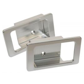 Land Rover Defender - Croytec Billet Aluminium Door Opening Handle Back Plates silver buy in USA