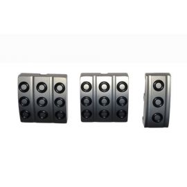 Land Rover Defender - Billet Aluminium Interior Pedal Set (set of 3) grey buy in USA