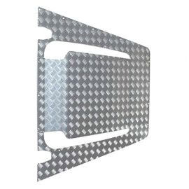 Land Rover Defender (Puma) - Mammouth Bonnet Centre Chequer Plate Kit (silver) buy in USA