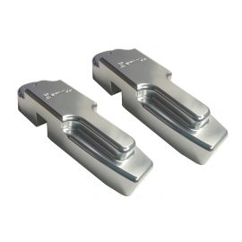 Land Rover Defender - Billet Aluminium Exterior Window Blocks (pair) silver buy in USA