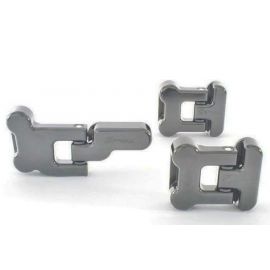 Land Rover Defender - Billet Aluminium Exterior Rear Door/Tailgate Hinges (set of 3) grey buy in USA