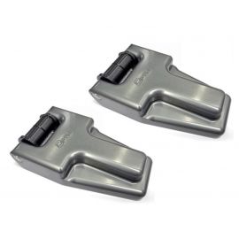 Land Rover Defender - Billet Aluminium Exterior Bonnet Hinges (pair) grey buy in USA