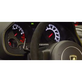 Lamborghini Gallardo - Carbon Fibre Instrument Gauge Bezel Set buy in USA