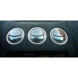 Lamborghini Gallardo - Carbon Fibre Dash Vent Set (set of 5) buy in USA