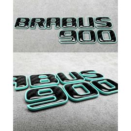 Brabus Biturbo 900 Fender Badge in Tiffany Blue Carbon for Mercedes G Wagon W464 W463A W464 buy in USA