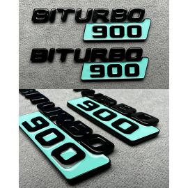 Brabus Biturbo 900 Fender Badge in Tiffany Blue for Mercedes G-Class W464/W463A/W463 buy in USA