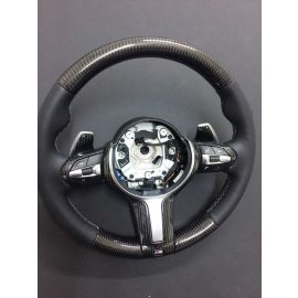 BMW F30/F31/F32/F35/F15 X5/F16 X6/F20 carbon and leather steering wheel buy in USA