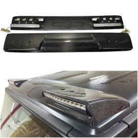 Front Roof Carbon Lip Spoiler with LEDs buy in USA