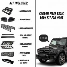 Carbon Fiber Basic Body Kit for Mercedes-Benz G-Class W463 buy in USA