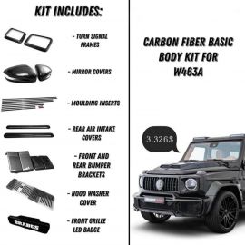 Carbon Fiber Basic Body Kit for Mercedes-Benz G-Class W463A buy in USA