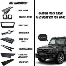 Carbon Fiber Basic Plus Body Kit for Mercedes-Benz G-Class W463 buy in USA