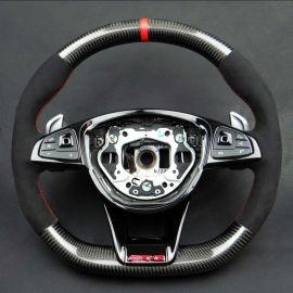 Mercedes-Benz Carbon Leather Steering Wheel for W222, W213, W205 GT AMG C S Class buy in USA