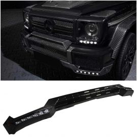 Carbon Fiber Front Bumper Diffuser with LEDs for Mercedes-Benz G-Wagon G-Class W463 G63 G55 G500 buy in USA