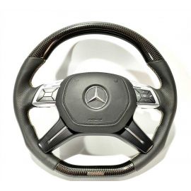 Mercedes-Benz Steering Wheel Carbon Fiber G-Wagon GL ML W166 W463 Mansory Style buy in USA