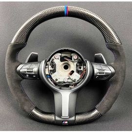 BMW F30/F31/F32 3/F15 Series Steering Wheel Carbon Fiber Alcantara M Performance buy in USA