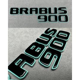 Brabus Biturbo 900 Fender Badge in Tiffany Blue for Mercedes G Wagon W464 W463A W464 buy in USA