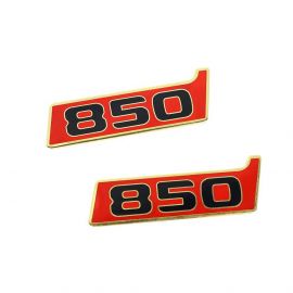 Metallic Brabus Biturbo 850 Side Plate Logo Badges Set for Mercedes-Benz W463/W463A buy in USA