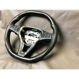 Mercedes-Benz W205 GLS GLE CLA CLS Class Carbon Fiber Leather steering wheel buy in USA