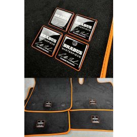 Brabus floor mats Masterpiece logos for Mercedes Benz vehicles buy in USA