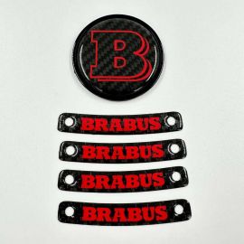 Brabus Red Badge Logo Emblem Set for Mercedes-Benz W463A W464 G-Class buy in USA