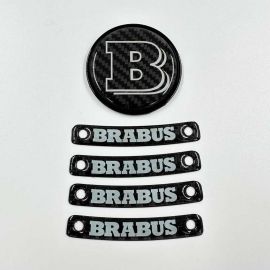 Brabus Gray Badge Logo Emblem Set for Mercedes-Benz W463A/W464 G-Class buy in USA