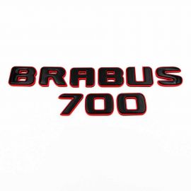 Metallic Brabus 700 Style Emblems Badges for Mercedes-Benz G-Class W463A W464 (Black/Red Set) buy in USA