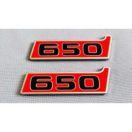 Metallic Brabus 650 Fenders Emblem Logo Badges for Mercedes-Benz W463 G-Class buy in USA