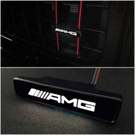 AMG Style Front Grille with White LED Illuminated Logo Badge Emblem for Mercedes-Benz G-Wagon G-Class W463A W464 buy in USA