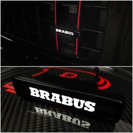 Brabus Style Front Grille with White LED Illuminated Logo Badge Emblem for Mercedes-Benz G-Wagon G-Class W463A W464 buy in USA