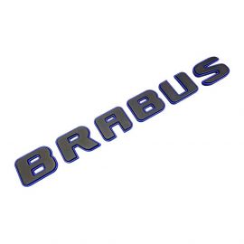 Metallic Brabus Rocket Blue-Black Emblems Badges Set for Mercedes-Benz G-Class W463A buy in USA