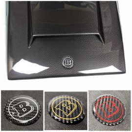 Carbon Fiber Brabus Badge Emblem Logo 53mm for Mercedes W463 W464 G-Wagon buy in USA