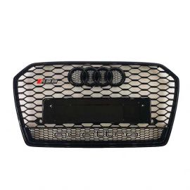 RS6 Front Bumper Radiator Grille Quattro for Audi A6 C7 (2015-2018) buy in USA