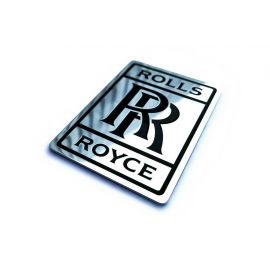 Rolls Royce Ghost/Phantom trunk and hood emblem, high-gloss chrome metal, large size buy in USA