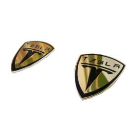 Tesla Seat Emblem Logo Badge 2pcs Set buy in USA