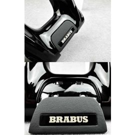 Brabus steering wheel badge black leather insert for Mercedes G Wagon buy in USA