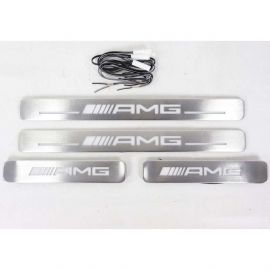 Metallic AMG LED Illuminated Door Sills for Mercedes-Benz W463A/W464 G-Class (4 pcs) buy in USA