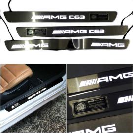 Mercedes-Benz AMG C63 Style LED Illuminated Door Sills buy in USA